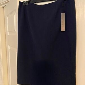 Tahari size 8 navy skirt